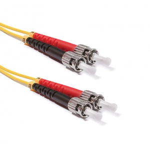 ST-ST Duplex patch kábel, OS2 9/125 µm (ITU-T G.652.D)
